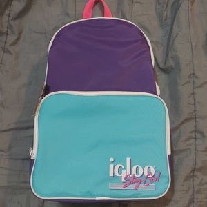 NWT Retro Igloo Soft-sided Cooler Backpack Neon Colors